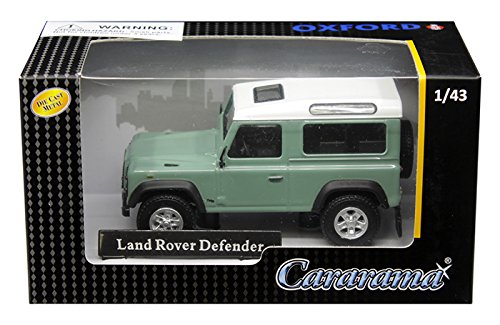 Cararama 1: 43 Land Rover Defender (Pastel Green/White) Diecast Vehicles