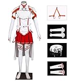 DAZCOS US Size Sword Art Online Asuna Cosplay Costume