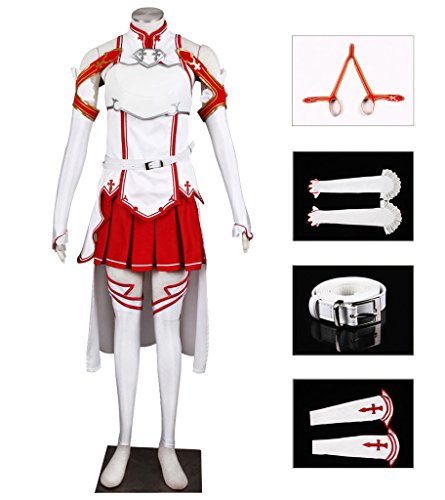 DAZCOS US Size Sword Art Online Asuna Cosplay Costume
