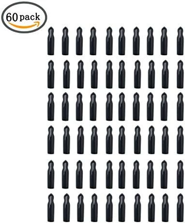 TIENO 60 Packs Spout Cap Covers 2.36 Inches Soft Plastic Full-cover Liquor pourer Dust Caps Keep Out Dust/Ants/Fly Bugs/etc