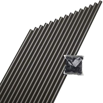 DeckoRail 15-Pack 3/4inch x26inch Round Baluster Bronze with Fastball 76928