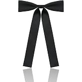 Luckyvestir Mens Bow Tie, Western Ties for Men, Black Bowtie for Women, String Colonel Ribbon Tie for Party Prom Wedding