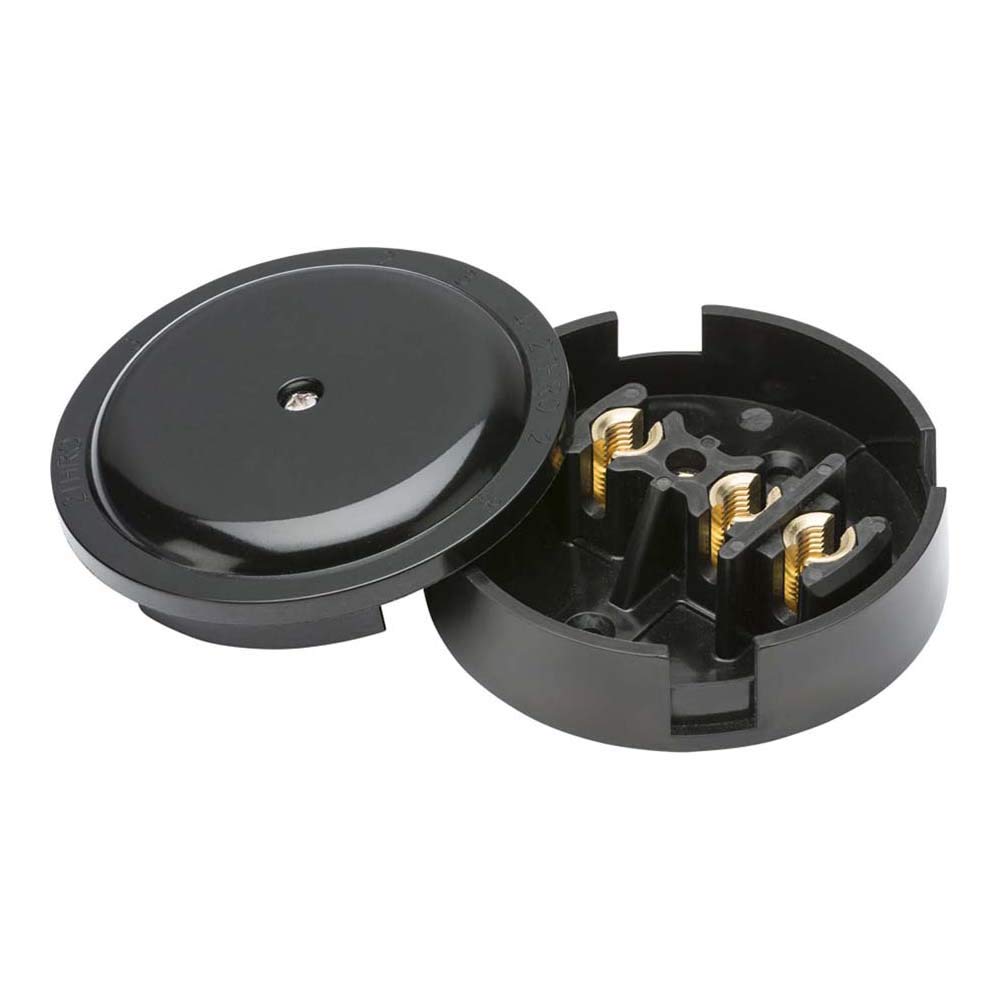 30A Junction Box 3-Terminal - Black (89mm)