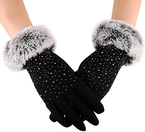 Gloves for Women, Clearance Sale! Womens Winter Warm Touch Screen Texting Driving Lined Thick Gloves