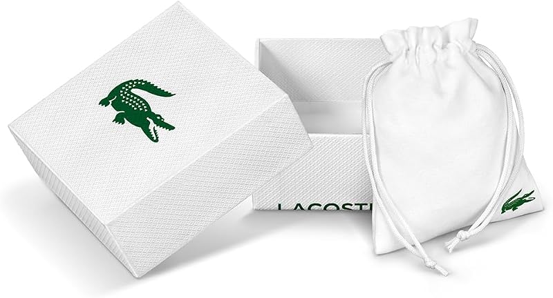 Colar de corrente Lacoste para homem, ARTHOR Collection aço inoxidável, ouro (ouro)