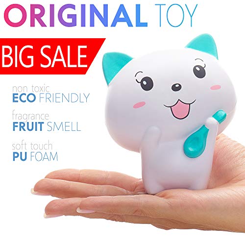 1 Squishies+Cat+Squishy+Toys+Kids