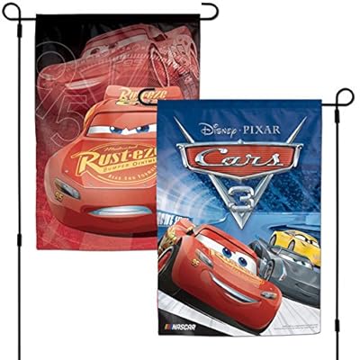 WinCraft Cars 3 NASCAR 12'' x 18'' Two-Sided Garden Flag