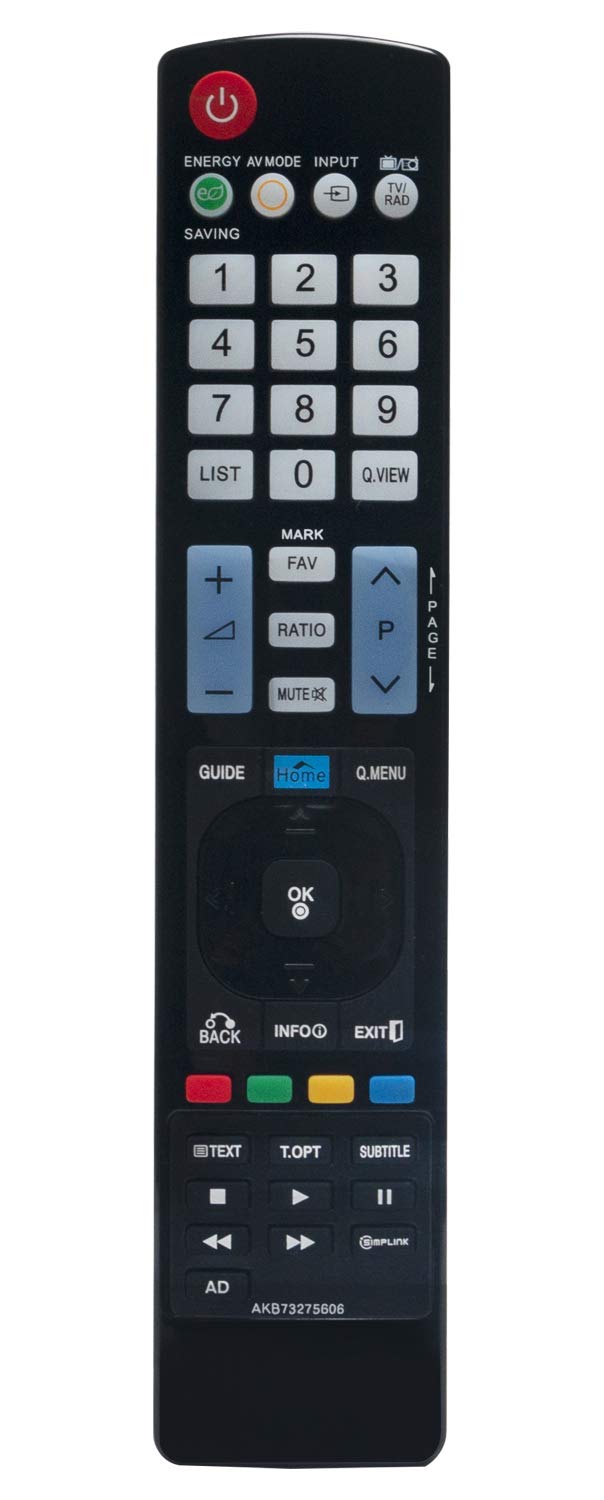 ALLIMITY AKB73275606 Remote Control Replace for LG Full HD LED LCD TV 22LG3060 32LE4508 32LG50 32LG5020 32LG5600 32LV3550 32LV4500 37LG50 37LG5020 37LG60 42LG30 42LG50 47LV4500 22LV5500 26LV5500