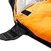 Camping Sleeping Bag Adult For 0 degree to 20 Degrees Fahrenheit 4 Season Envelope Mummy Outdoor Lightweight Portable Waterproof Perfect Traveling,Hiking Activities(Orange & Black / Right Zip, Mummy)