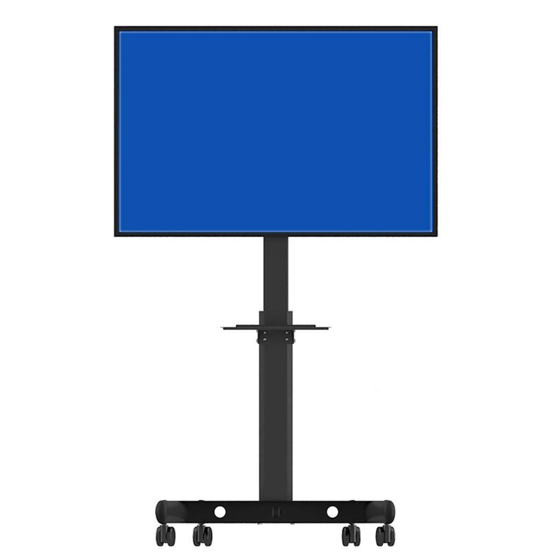 ThingyClub Mobile TV Stand with Mount Rolling TV Cart for 32” – 60” LCD LED Flat Screen TV with wheels Shelves Height Adjustable TV Trolley