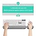 BOONA Memory Foam Keyboard Wrist Rest – Set Includes Ergonomic Keyboard Pad and Mouse Pad Wrist Support;Effective Protection for RSI & Carpal Tunnel–Comfortable design suitable for office, games（gray）