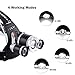 Victagen Waterproof 5000Lm LED Headlamp,Hands Free Zoomable Bicycle Headlight&Bike Flashlight Torch, Match 2 Rechargeable Batteries,USB Cable,Applies To Wall Charger And Car Charger For Outdoor Sports