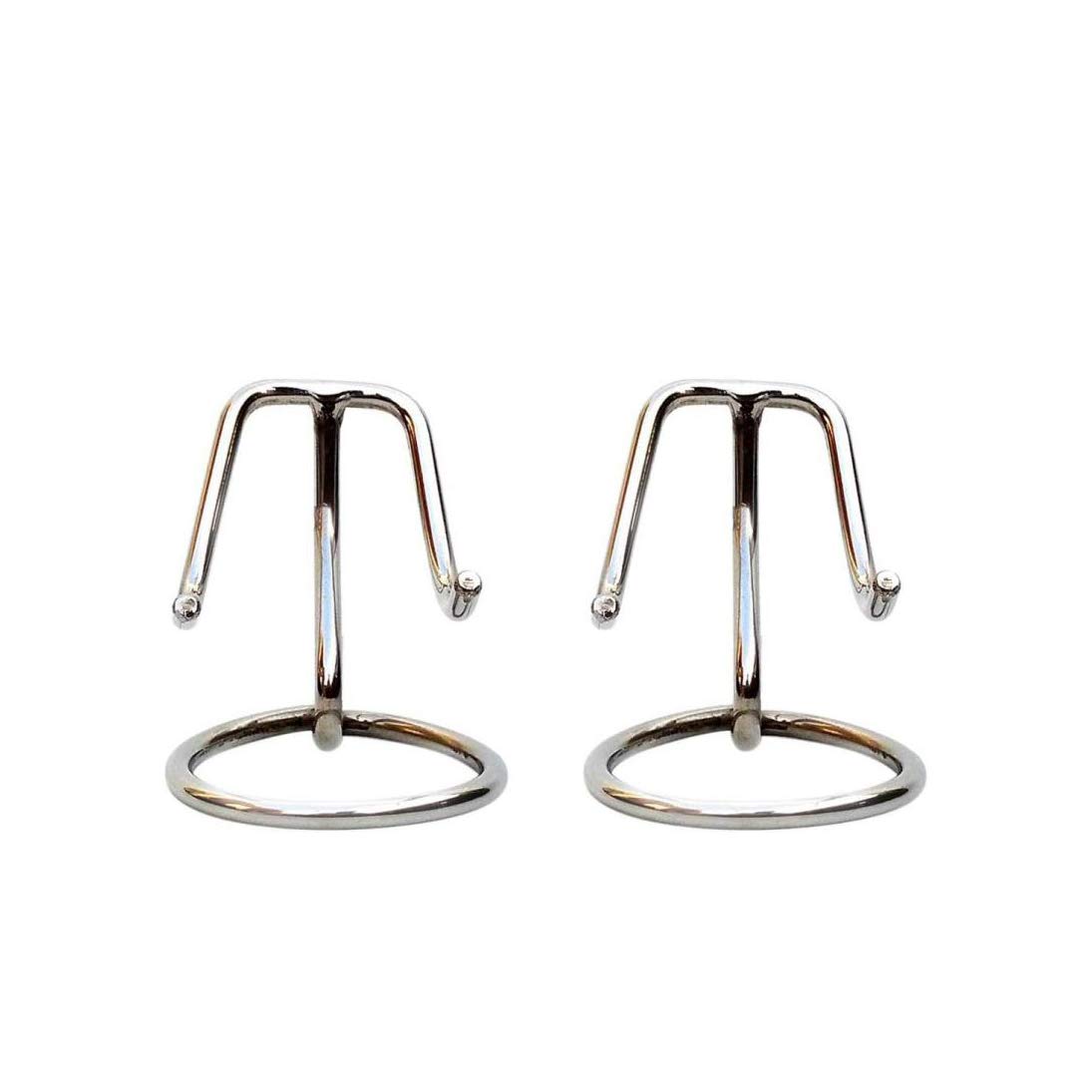 Cremation Urns Ashes Heart Keepsake Stands (Silver)