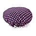 Rose Dots Shower Cap, Double-layer Waterproof Bath Hat for Women
