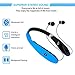 Bluetooth Headset, Bluetooth Headphones SX991-LBell Wireless Neckband Design with Foldable Retractable Headset for iPhone X/ 8/7 Plus Samsung Galaxy S8 Note 8 and Other Bluetooth Enabled Devices
