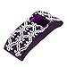 WITHit XO Your Sister Designer Sleeve Compatible with The Fitbit Charge/Fitbit Charge HR - Band Cover - Arabesque Plum/White