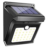 Solar Lights Outdoor 28 LEDs, Motion Sensor Wireless Waterproof Security Light, Solar Lights for Garden, Patio, Yard, Driveway, Garage, Porch , Pathway by Luposwiten