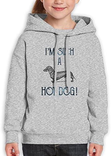Hot Dog Funny Daschund Unisex Hipster Hooded Sweatshirts Cotton Pullover Hoodies M