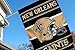 Fremont Die NFL New Orleans Saints 2-Sided 28-by-40-Inch House Banner