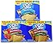 UNFROSTED Pop Tarts Variety Pack -Bundle of 3 Boxes Unfrosted Flavors Include: Blueberry, Strawberry, Brown Sugar Cinnamon. 16 count boxes