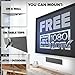 Mohu Blade TV Antenna, HD, Indoor Antenna, 50 Mile Range, Amplified, Get Free TV, 4K Ready