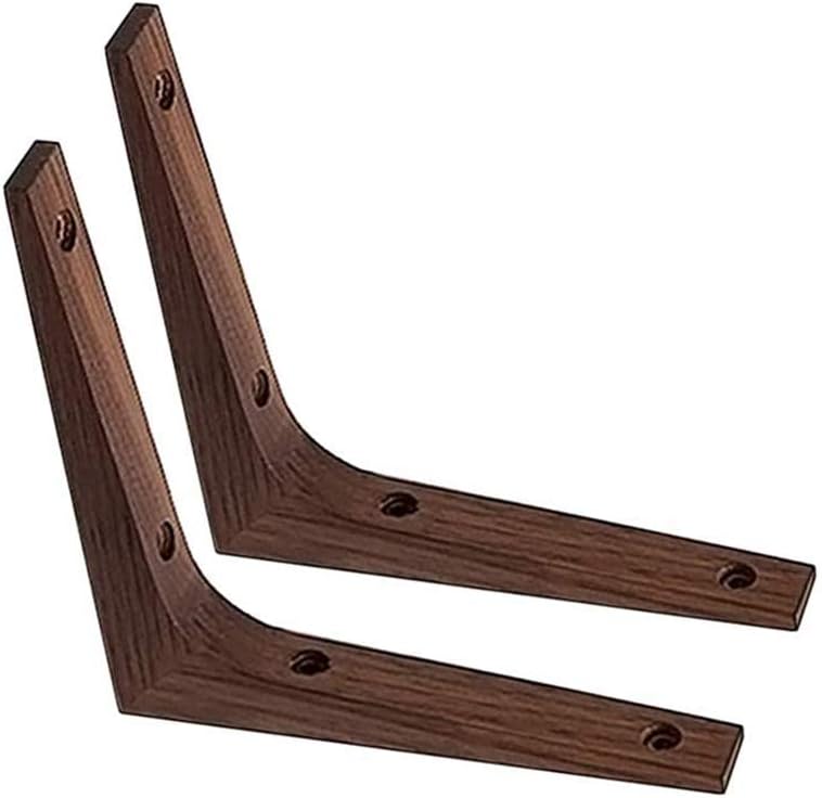 bracket 2 Stück Massivholz Wandhalterung Regale, Retro Regal Halterung
