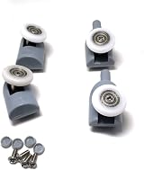 Linwnil Shower Door Rollers 8 Pcs Set 25mm Diameter Bathroom Replacement Parts view 4