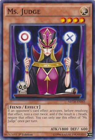 Yu-Gi-Oh! - Ms. Judge (NECH-EN043) - The New Challengers - 1st Edition - Common