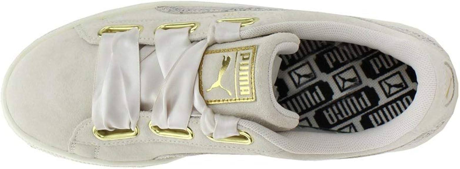 suede heart snake lux women's sneakers