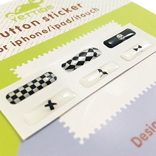 ECOZ Home Button Sticker for Samsung Galaxy S4 / S5 / Note 2 (Black/White)