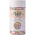 India Tree Nature's Colors Carnival Sprinkles 2.7 oz Jar | Natural Rainbow Sprinkles, Pastel, Top 9 Allergen-Free