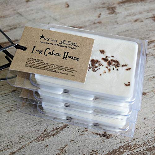 Amazon Com 1803 Candles Melters Log Cabin Home Home Kitchen