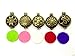 HaXiu 5pcs/lot Mix Style Vintage Bronze Alloy Locket Essential Oil Aromatherapy Diffuser Pendant Charms Necklace