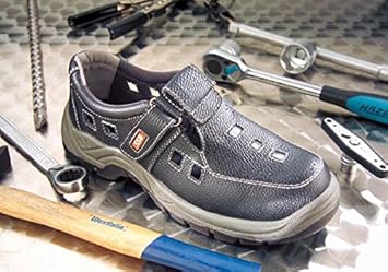 Westfalia Sicherheits und Arbeitssandale S1, Farbe schwarz, Gr. 39