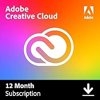 Adobe Creative Cloud |Entire collection of Adobe creative tools plus 100GB storage | 12-month Subscription with auto…