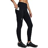 baleaf Womens Winter Cycling Pants Padded Bike Thermal Tights Fleece Lined Leggings Water Resistant Cold Weather Gel Pockets