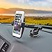 iKross Auto Lock 2-in-1 Car Phone Mount, Dashboard Mount Car Windshield Mount Cell Phone Holder - Black