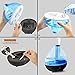 Ultrasonic Cool Mist Humidifier, DONGSHEN 1.7L Capacity Diffuser Humidifier , Portable Personal Humidifier Max 12 Hours , Automatically Shut-off , 7 Colors Changeable LED Light