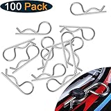 Hobbypark 100pcs Universal RC Car Body Clips for Traxxas and All 1:10 Redcat HPI Himoto HSP Exceed Truck Buggy Shell Replacement Parts