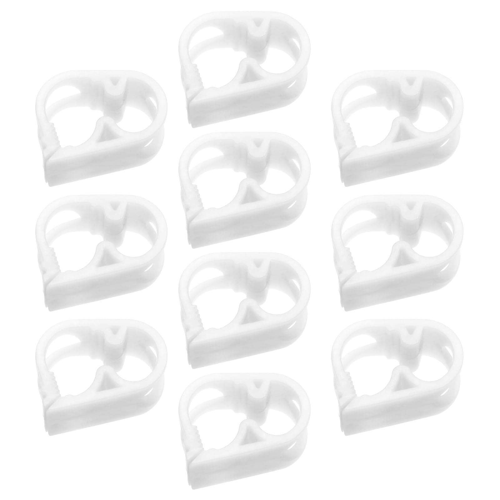 ECSiNG 10pcs Adjustable Tube Clamp PP Tubing Clamps Pipe Clamps Water Flow Control Clip Adjustable Tube Clam for Control Flow of Liquid in the Pipe Fit for 6-12mm Tube