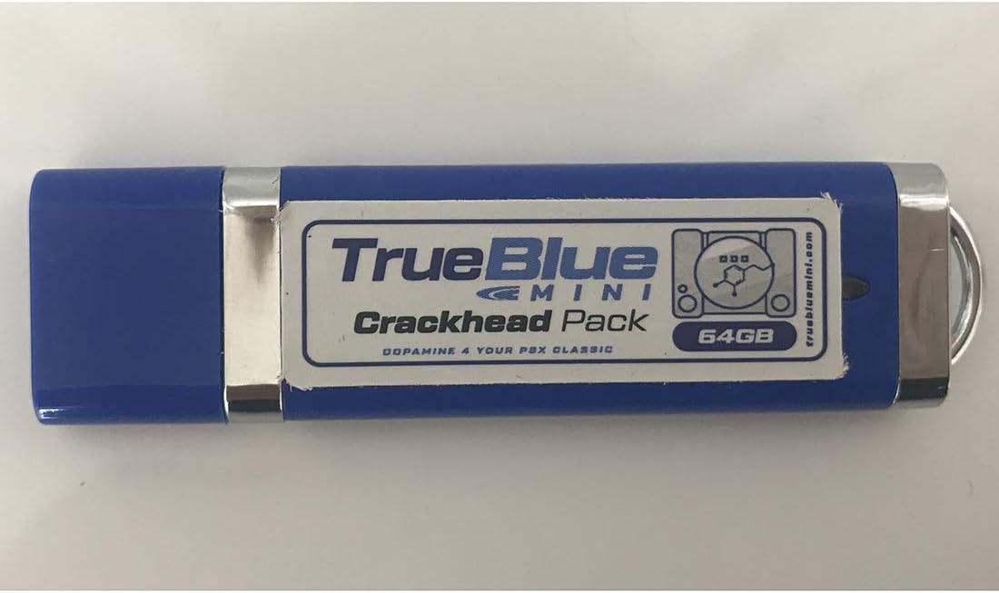WOLFBUSH True Blue Mini Meth Pack (64GB) + Mini Crackhead Pack (64GB) for Playstation Classic Game Enhancer for Playstation Classic: Computers & Accessories