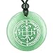 Sigil of The Archangel Gabriel Magical Amulet Green Quartz Pendant Necklace
