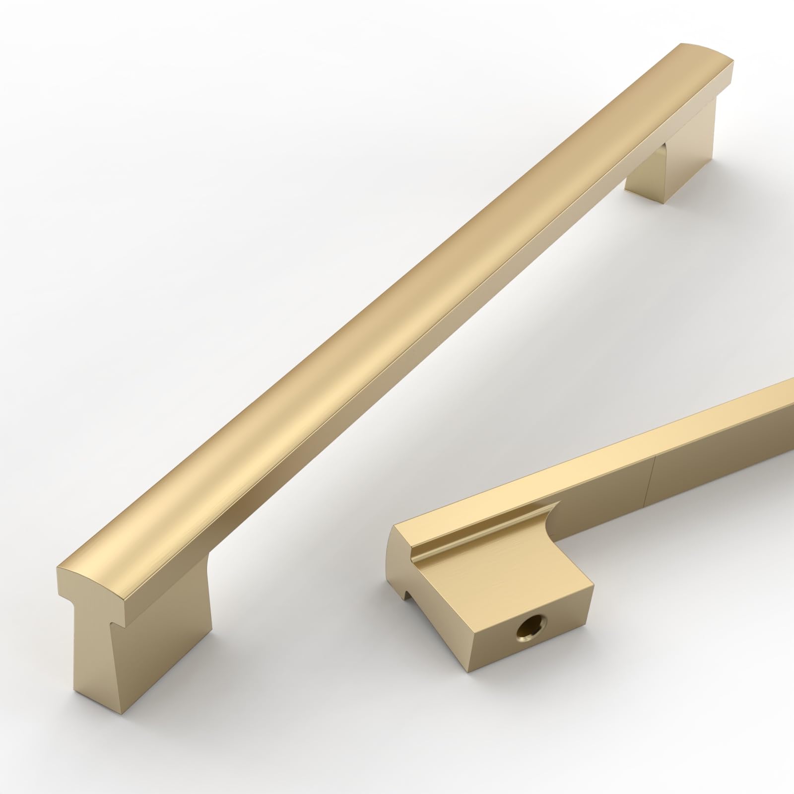 Photo 1 of Asidrama 10 Pack 10 Inch(254mm) Champagne Bronze Cabinet pulls Kitchen Cabinet Handles, Kitchen Cabinet Hardware for Cupboard Drawer Pulls