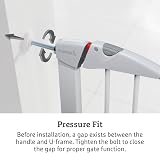 Munchkin Maxi Secure Baby Toddler Stair Gate 76-82cm Pressure Fit Door Dog view 8