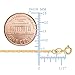 10k Yellow Real Gold Mariner Link Chain Necklace, 1.2mm, 24