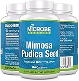 Microbe Formulas: Mimosa Pudica - Intestinal Support - 120 Capsules - Supports Detoxification - Antimicrobial Benefits - Fat Soluble Organic Supplement - Dietary Supplement - Healthy Intestinal Tract