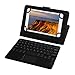 JETech Bluetooth Wireless Keyboard Leather Smart Case with Touchpad for 7 Inch and 8 Inch Tablet