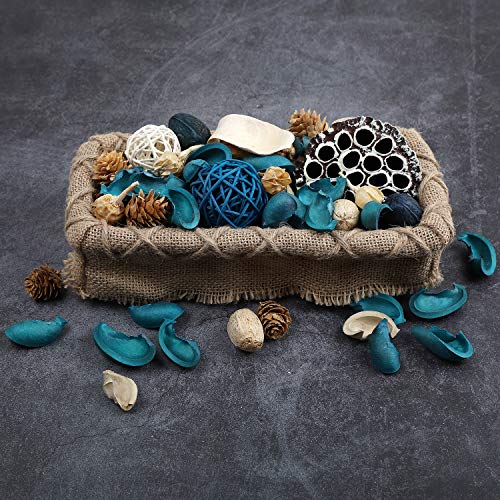image for Qingbei Rina Gift,Turquoise Ocean Scent Fall Potpourri Dried Flower Ba