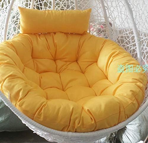 QXY Round Swing seat cushion without stand, For bird nest seat, Hanging egg, Rattan chair, Thicken Comfort seat pad-D D105cm(41inch)