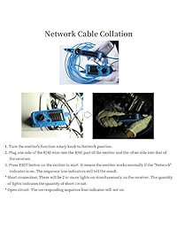 Cable rastreador RJ11 RJ45 Cable Toner Line Finder Multifunción Cable Tracer Ethernet LAN Cable de red Collation Telefono Línea Tester Continuidad Comprobación con Adaptador RJ11, Kit de herramientas, eBook